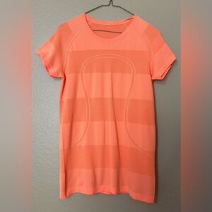 Lululemon Swiftly Tech Short Sleeve Shirt – Orange, Size 10